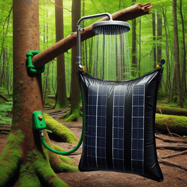 Sun Powered Shower: A Must-have for Campers
